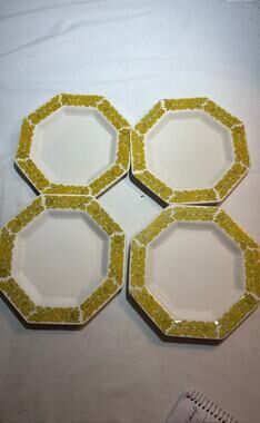 Set of 4 Independence Ironstone Salad Plates
